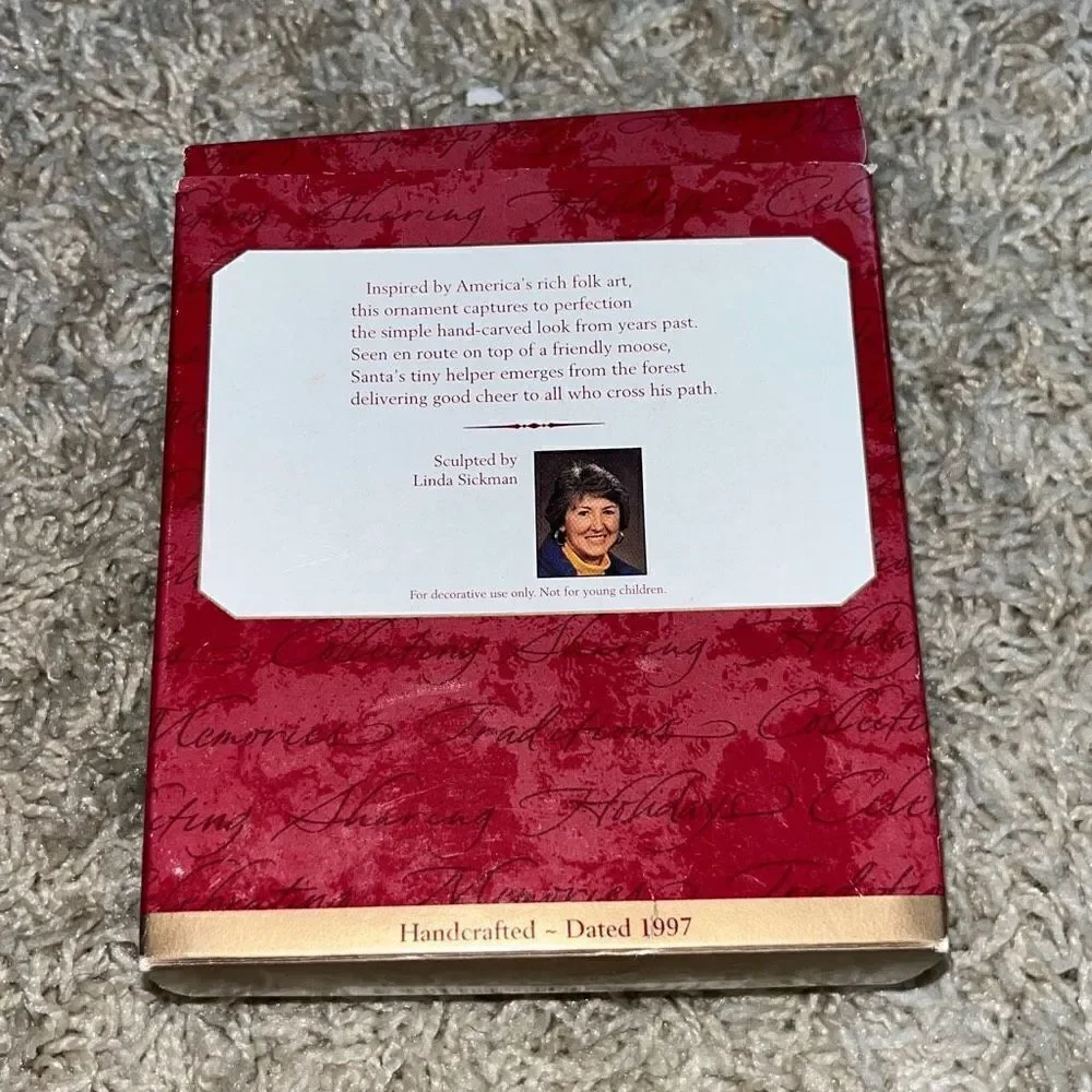 HALLMARK  KEEPSAKE LEADING THE WAY  FOLK ART AMERICANA COLLECTION
